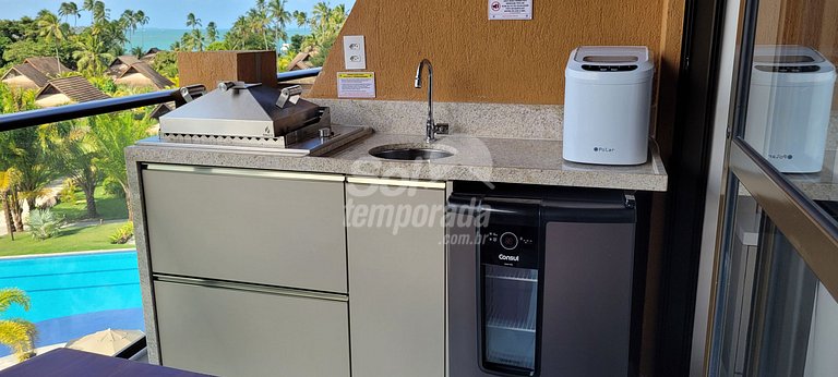 Flat 206 CM - Eco Resort Praia dos Carneiros ao lado da Igre