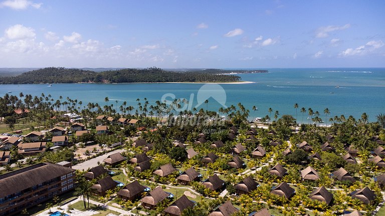 Flat Super Luxo com 2 quartos e vista incrível no Eco Resort