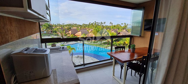Flat 109 CM Eco Resort Carneiros ao lado da Igrejinha - Bloc