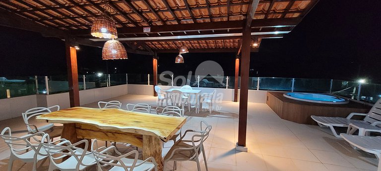 Cobertura na Praia de Maria Farinha com Jacuzzi - FLAT 203 B