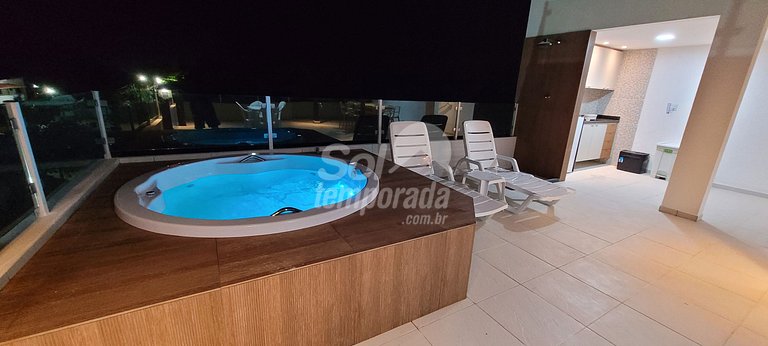 Cobertura na Praia de Maria Farinha com Jacuzzi - FLAT 203 B