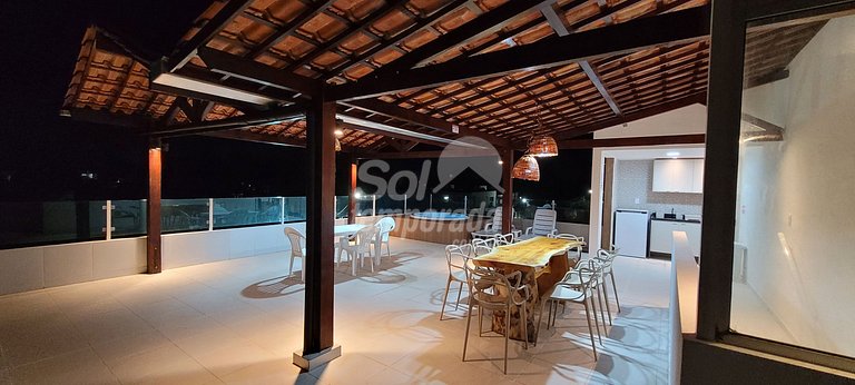 Cobertura na Praia de Maria Farinha com Jacuzzi - FLAT 203 B
