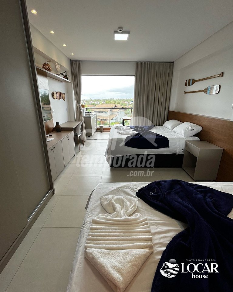 Flat 226 Luxo no Eco Resort na praia dos Carneiros