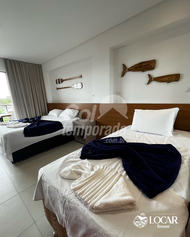 Flat 226 Luxo no Eco Resort na praia dos Carneiros