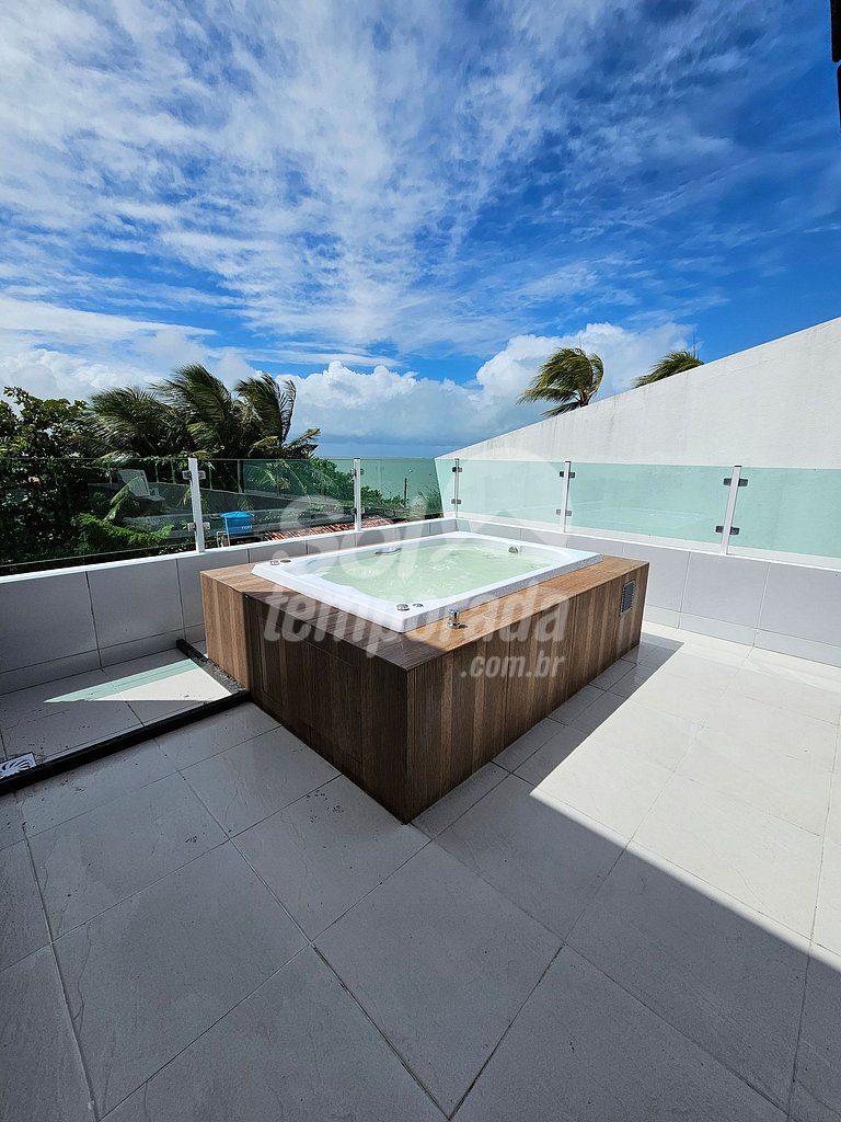 Cobertura com Jacuzzi Maria Farinha. Flat 201 - Bloco Reside