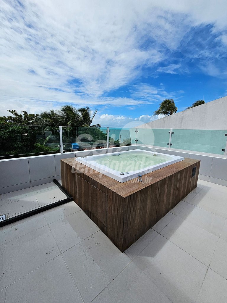 Cobertura com Jacuzzi Maria Farinha. Flat 201 - Bloco Reside